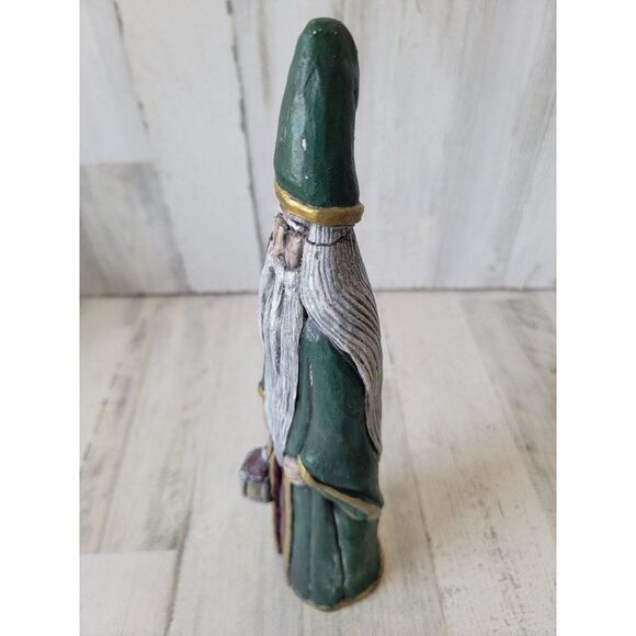 Folkart Santa Claus rustic Xmas Decor figure three kings man - Picture 11 of 15